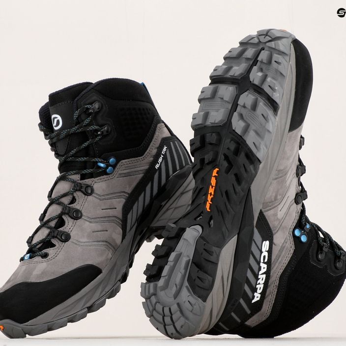 Ανδρικές μπότες πεζοπορίας SCARPA Rush Trk Pro GTX γκρι 63139 18