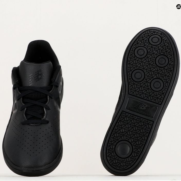 New Balance Audazo V6 Control IN Jr παιδικά ποδοσφαιρικά παπούτσια μαύρα SJA3IBB6.M.035 16