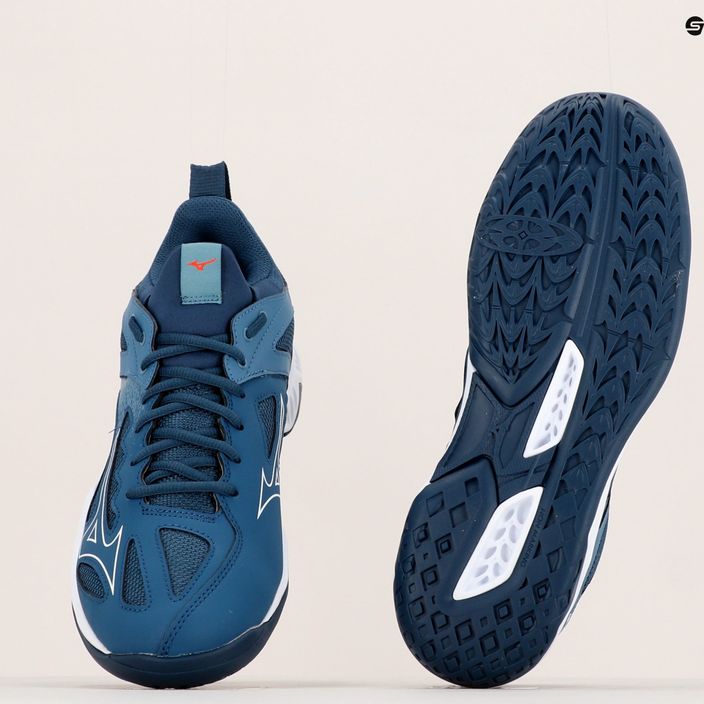 Mizuno Ghost Shadow ανδρικά παπούτσια χάντμπολ navy blue X1GA218021_39.0/6.0 17