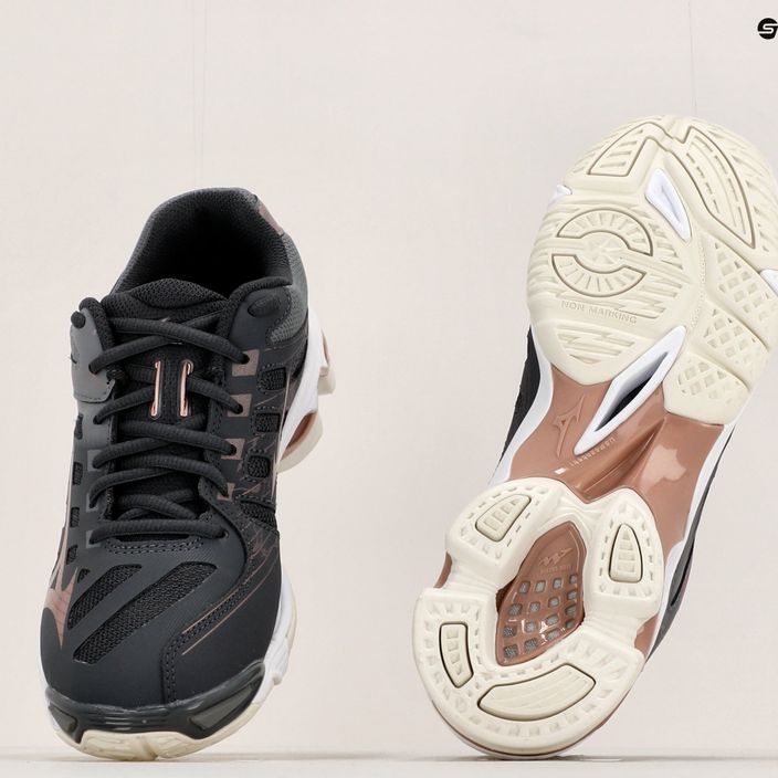 Γυναικεία παπούτσια βόλεϊ Mizuno Wave Voltage Ebony/Rose/Quiet Shade V1GC216035 13