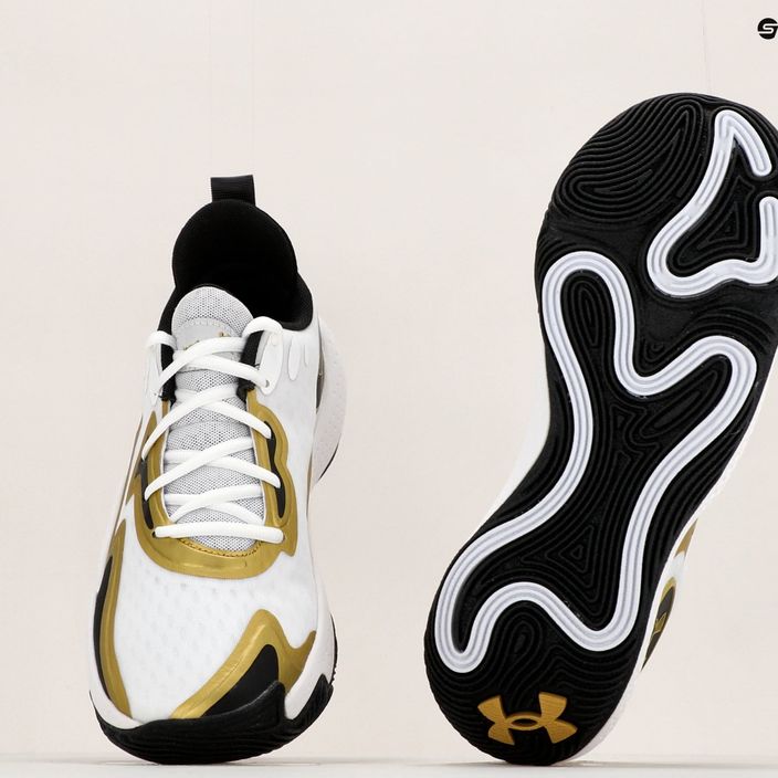 Under Armour Spawn 5 παπούτσια μπάσκετ λευκά 3026285 13