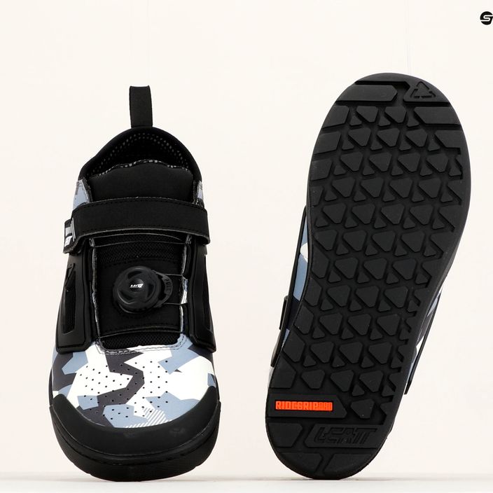 Leatt 3.0 Flat Pro ανδρικά παπούτσια ποδηλασίας με πλατφόρμα γκρι/μαύρο 3023048755 13