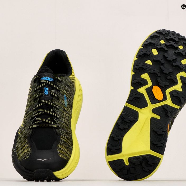 Γυναικεία παπούτσια για τρέξιμο HOKA Evo Speedgoat μαύρο/κίτρινο 1111430-CIB 13