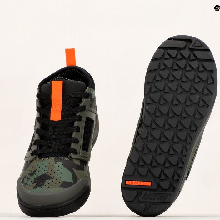 Leatt 3.0 Flat ανδρικά παπούτσια ποδηλασίας με πλατφόρμα πράσινο/μαύρο 3023048655 16