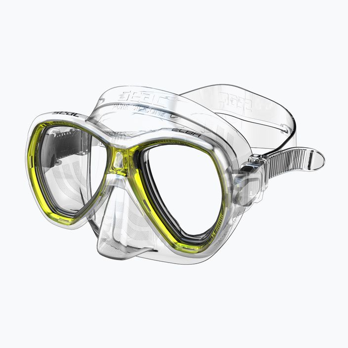 SEAC Elba κίτρινη μάσκα κατάδυσης 3