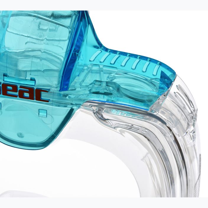 SEAC Libera μπλε διαφανής/πορτοκαλί μάσκα πλήρους προσώπου για κατάδυση με αναπνευστήρα 6