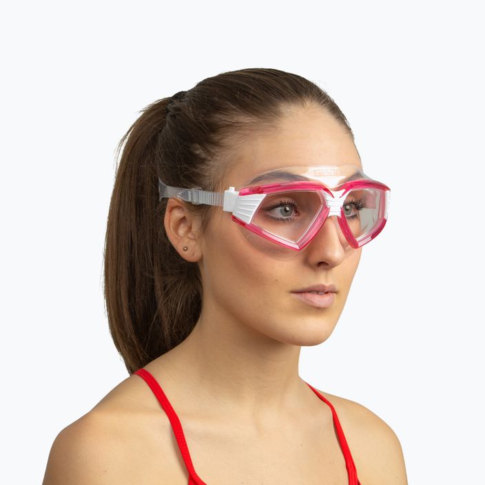 SEAC Sonic ροζ μάσκα κολύμβησης 4