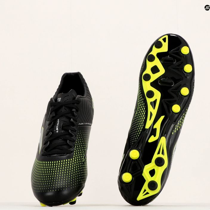 Joma ανδρικά ποδοσφαιρικά παπούτσια Xpander FG μαύρο/λεμονί φθορίου 11