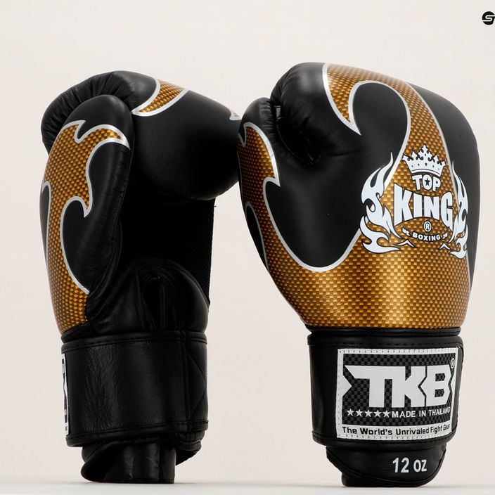 Top King Muay Thai Empower γάντια πυγμαχίας μαύρα TKBGEM-01A-BK 7