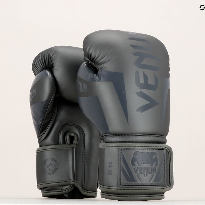 Venum Elite γκρι ανδρικά γάντια πυγμαχίας VENUM-0984 12