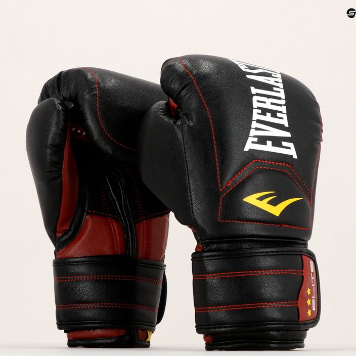 Everlast Elite γάντια πυγμαχίας Muay Thai μαύρα EV360MT 7