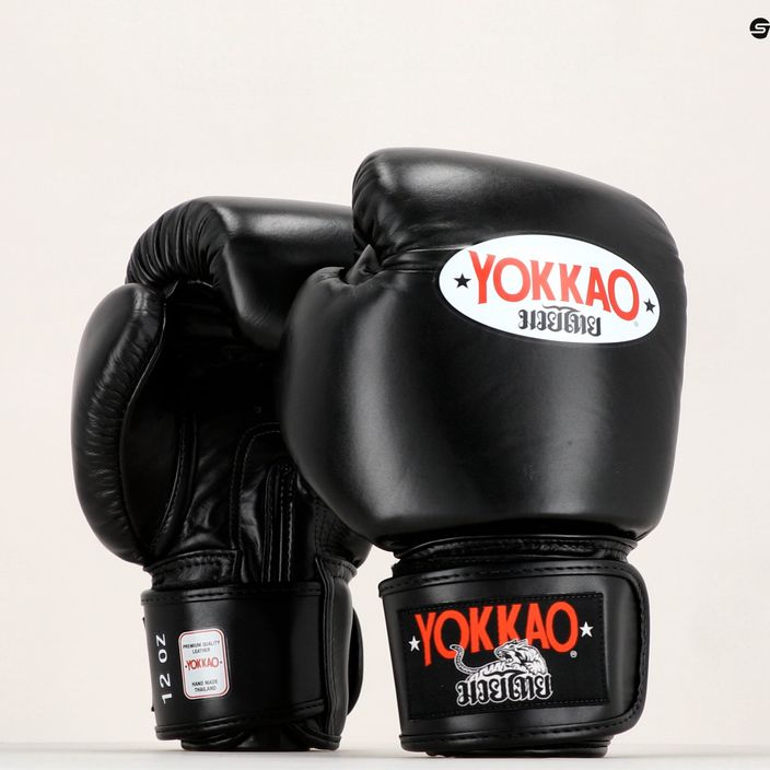 YOKKAO Matrix γάντια πυγμαχίας μαύρα BYGL-X-1 8