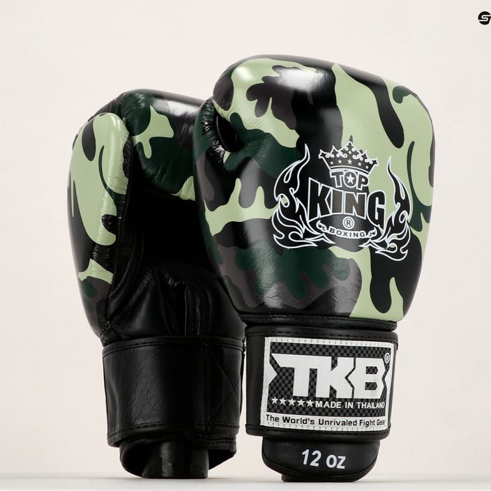Top King Muay Thai Empower πράσινα γάντια πυγμαχίας TKBGEM-03A-GN 7