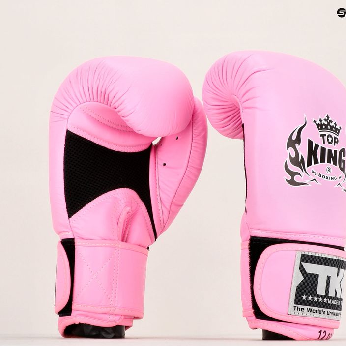 Top King Muay Thai Ultimate "Air" ροζ γάντια πυγμαχίας TKBGAV 7