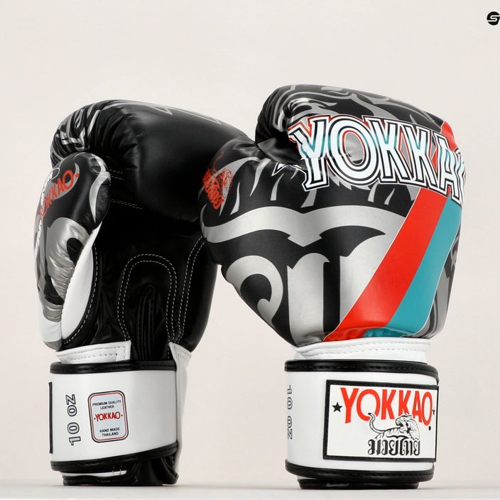 Γάντια πυγμαχίας YOKKAO 90'S μαύρα BYGL-90-1 8