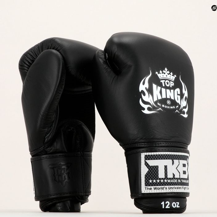 Top King Muay Thai Ultimate "Air" γάντια πυγμαχίας μαύρα TKBGAV 7