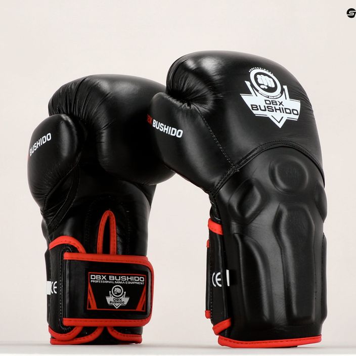 Γάντια πυγμαχίας DBX BUSHIDO με σύστημα προστασίας καρπού μαύρο Bb2 8