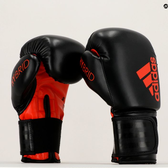 Γάντια πυγμαχίας adidas Hybrid 50 μαύρα ADIH50 13