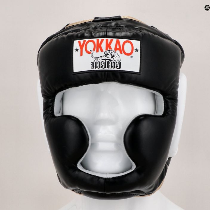 YOKKAO Εκπαίδευση Headguard μάχης αθλητικό κράνος μαύρο HYGL-1-1 11