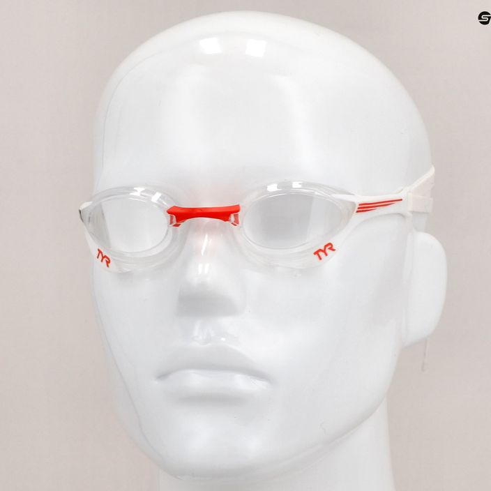 TYR Tracer-X Elite Racing γυαλιά κολύμβησης διαφανή/κόκκινα/ναυτικά LGTRXEL_642 10
