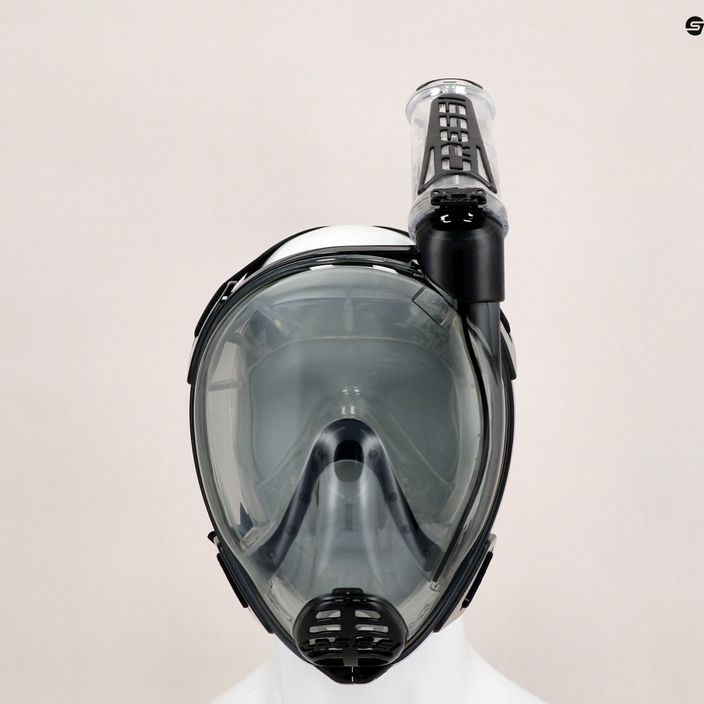 Cressi Duke Dry full face μάσκα για κατάδυση με αναπνευστήρα μαύρο/γκρι XDT060050 7