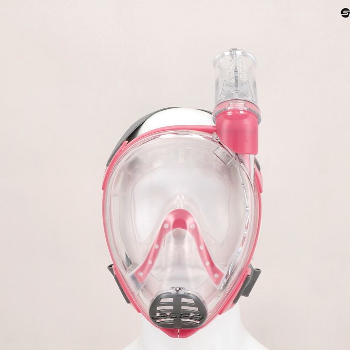 Cressi Baron παιδική μάσκα full face για κολύμπι με αναπνευστήρα ροζ XDT0360040 7