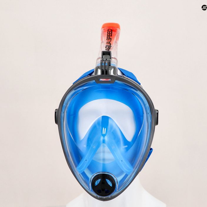 AQUA-SPEED Spectra 2.0 full face μάσκα για κολύμβηση με αναπνευστήρα μπλε 247 7