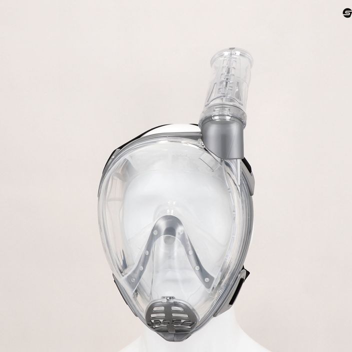 Cressi Baron γκρι μάσκα πλήρους προσώπου για κατάδυση με αναπνευστήρα XDT020000 6