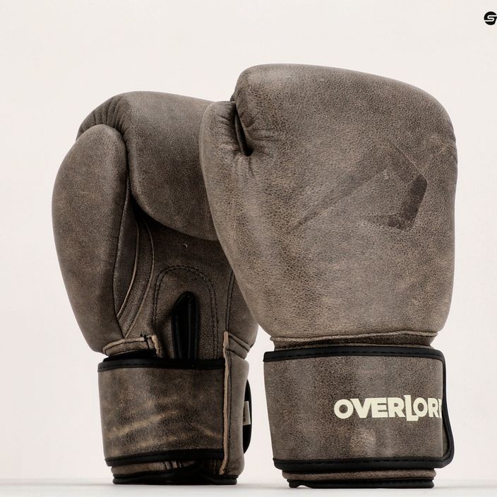 Overlord Old School καφέ γάντια πυγμαχίας 100006-BR 12