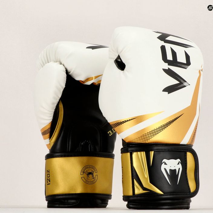 Venum Challenger 3.0 λευκά και χρυσά γάντια πυγμαχίας 03525-520 13