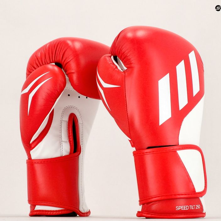Γάντια πυγμαχίας adidas Speed Tilt 250 κόκκινα SPD250TG 7