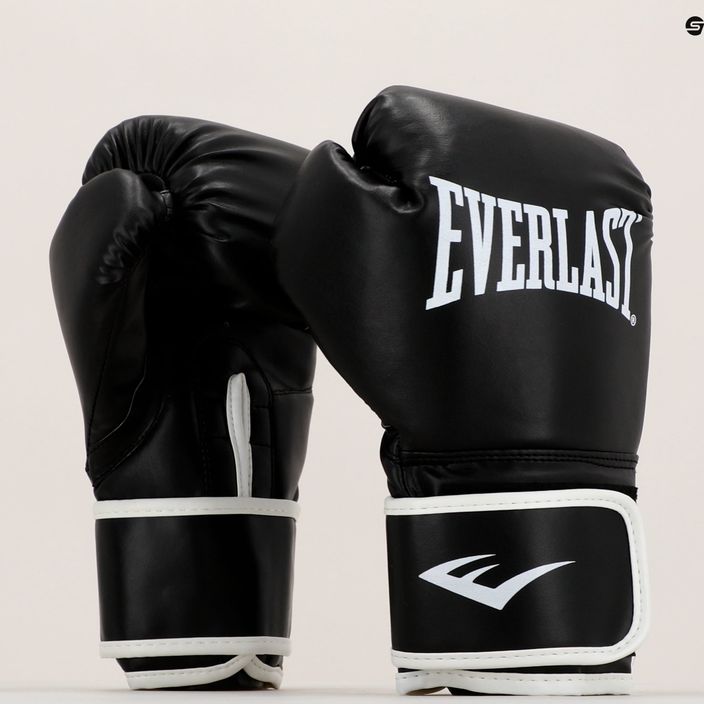 Everlast Core 2 γάντια πυγμαχίας μαύρα EV2100 7