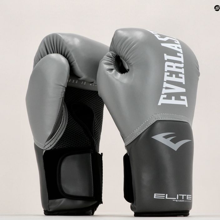Everlast Pro Style Elite 2 γκρι γάντια πυγμαχίας EV2500 6