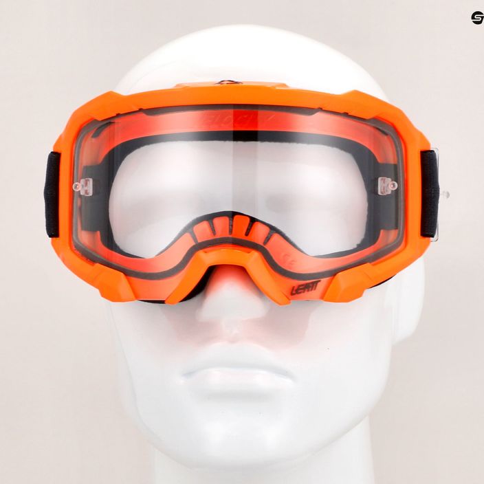 Leatt Velocity 4.5 νέον πορτοκαλί / διαφανή γυαλιά ποδηλασίας 8022010500 9
