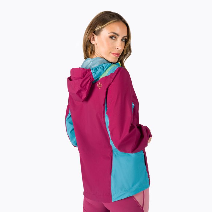 La Sportiva γυναικείο softshell μπουφάν Discover burgundy-blue Q37502624 3