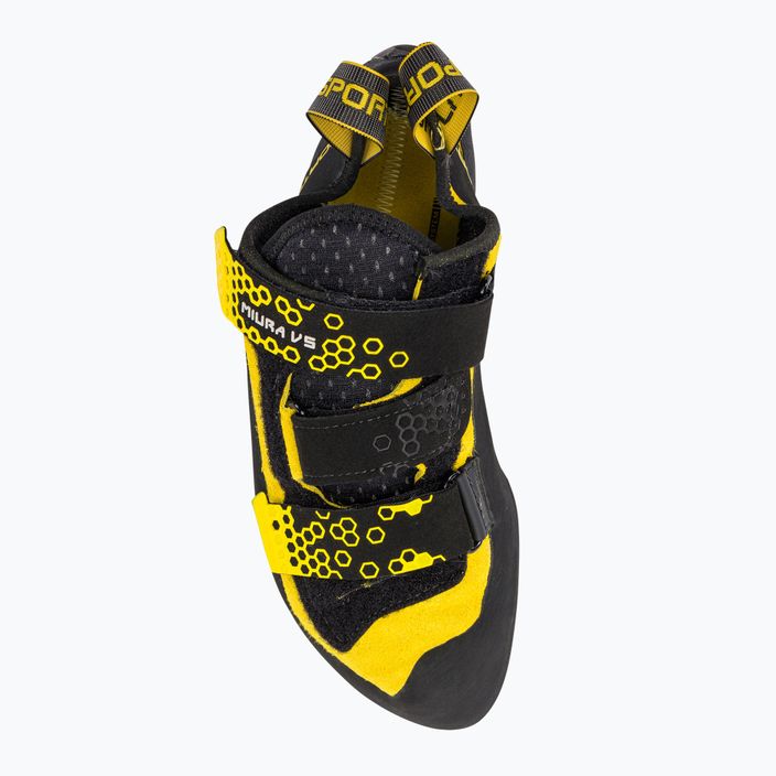 LaSportiva Miura VS ανδρικά παπούτσια αναρρίχησης μαύρο/κίτρινο 40F999100 6