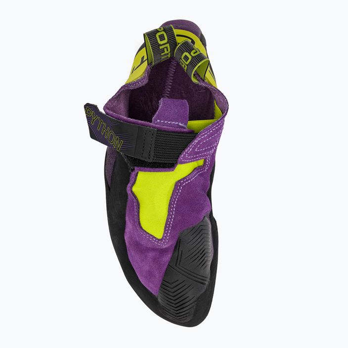 La Sportiva Python ανδρικό παπούτσι αναρρίχησης μαύρο και μοβ 20V500729 6