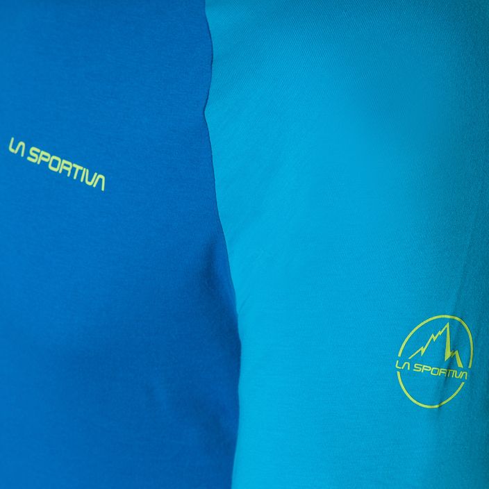Ανδρικό μπλουζάκι Trekking La Sportiva Back Logo electric blue/maui 3