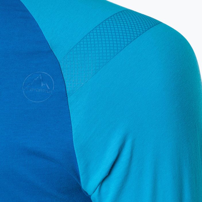 Ανδρικό μπλουζάκι Trekking La Sportiva Back Logo electric blue/maui 4