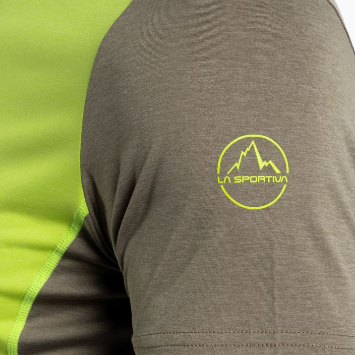 Ανδρικό La Sportiva Tracer πράσινο πουκάμισο για τρέξιμο P71729731 3