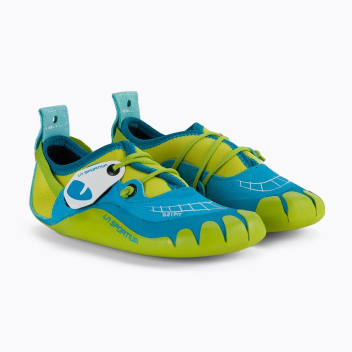 La Sportiva παιδικό παπούτσι αναρρίχησης Gripit μπλε/κίτρινο 15R600702 5