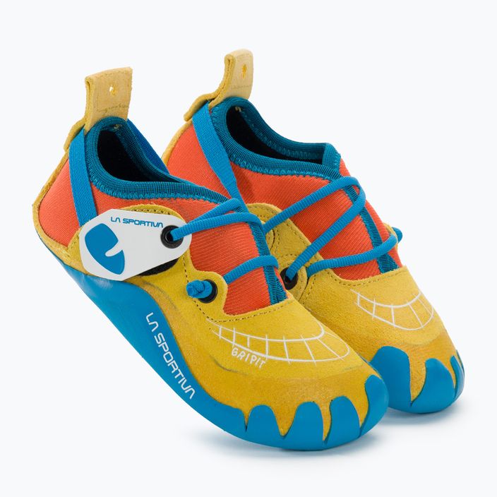 La Sportiva παιδικό παπούτσι αναρρίχησης Gripit κίτρινο/φλόγα 4