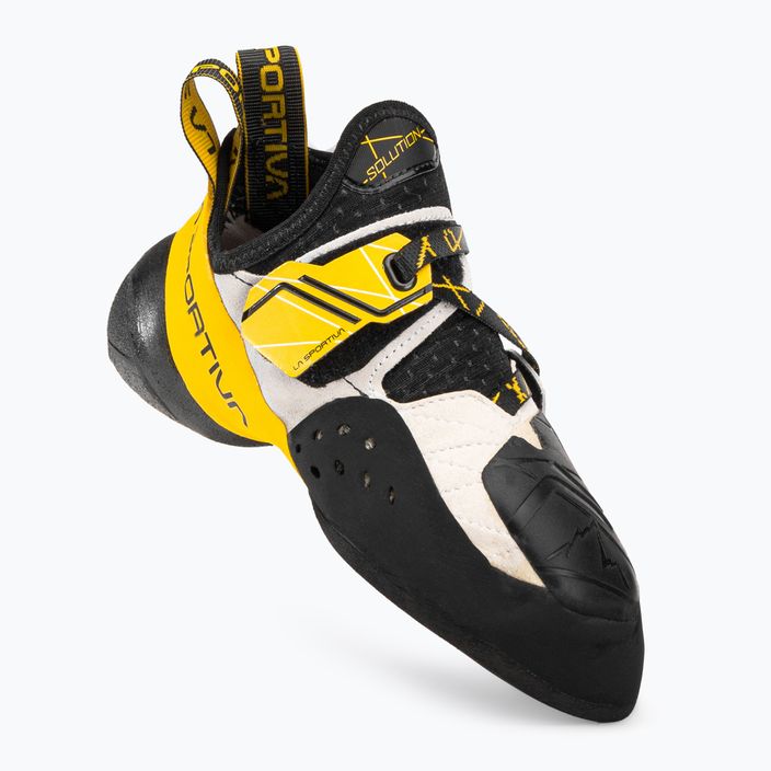 La Sportiva ανδρικά παπούτσια αναρρίχησης Solution λευκό και κίτρινο 20G000100