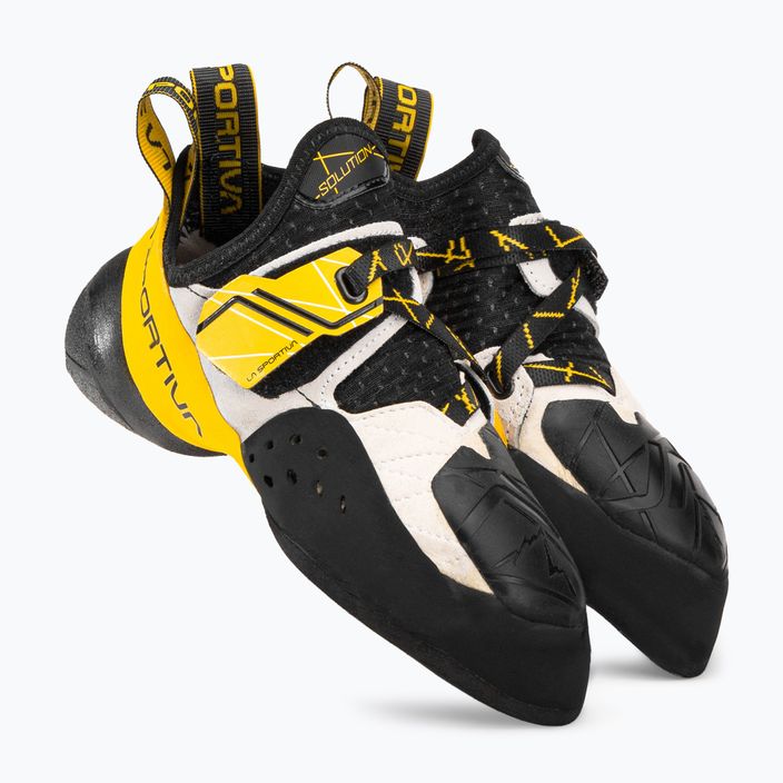 La Sportiva ανδρικά παπούτσια αναρρίχησης Solution λευκό και κίτρινο 20G000100 4