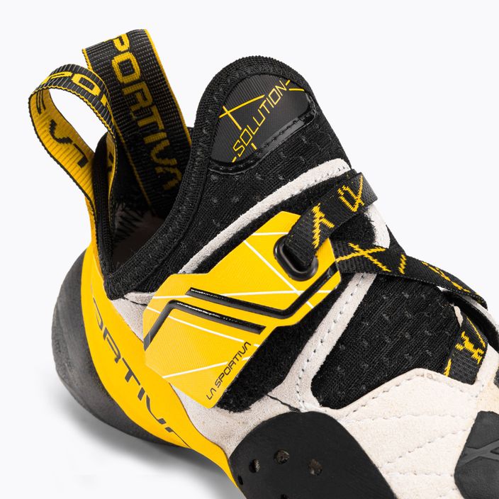 La Sportiva ανδρικά παπούτσια αναρρίχησης Solution λευκό και κίτρινο 20G000100 9