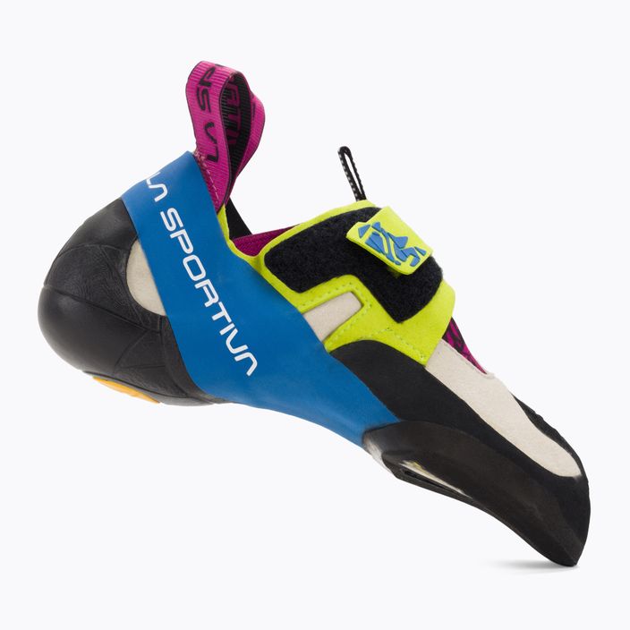 La Sportiva γυναικείο παπούτσι αναρρίχησης Skwama apple green/cobalt blue 2