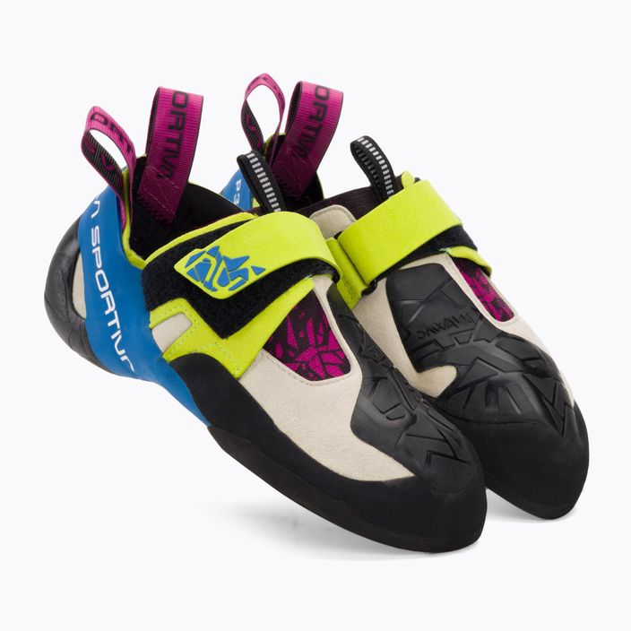 La Sportiva γυναικείο παπούτσι αναρρίχησης Skwama apple green/cobalt blue 4