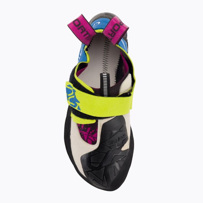 La Sportiva γυναικείο παπούτσι αναρρίχησης Skwama apple green/cobalt blue 6