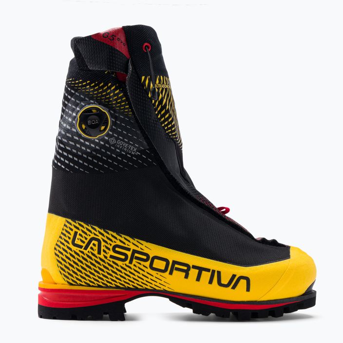LaSportiva G5 Evo παπούτσι υψηλού βουνού μαύρο/κίτρινο 21V999100 2