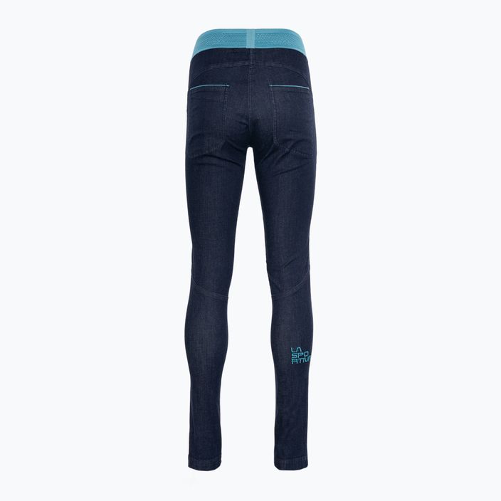 La Sportiva γυναικείο παντελόνι πεζοπορίας Miracle Jeans jeans/topaz 2